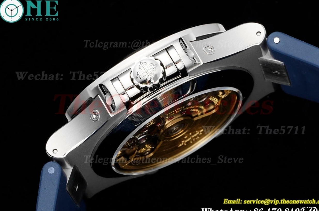 A324 SS Nautilus Dial PPF 5726 RU Blue 40mm Textured 0518